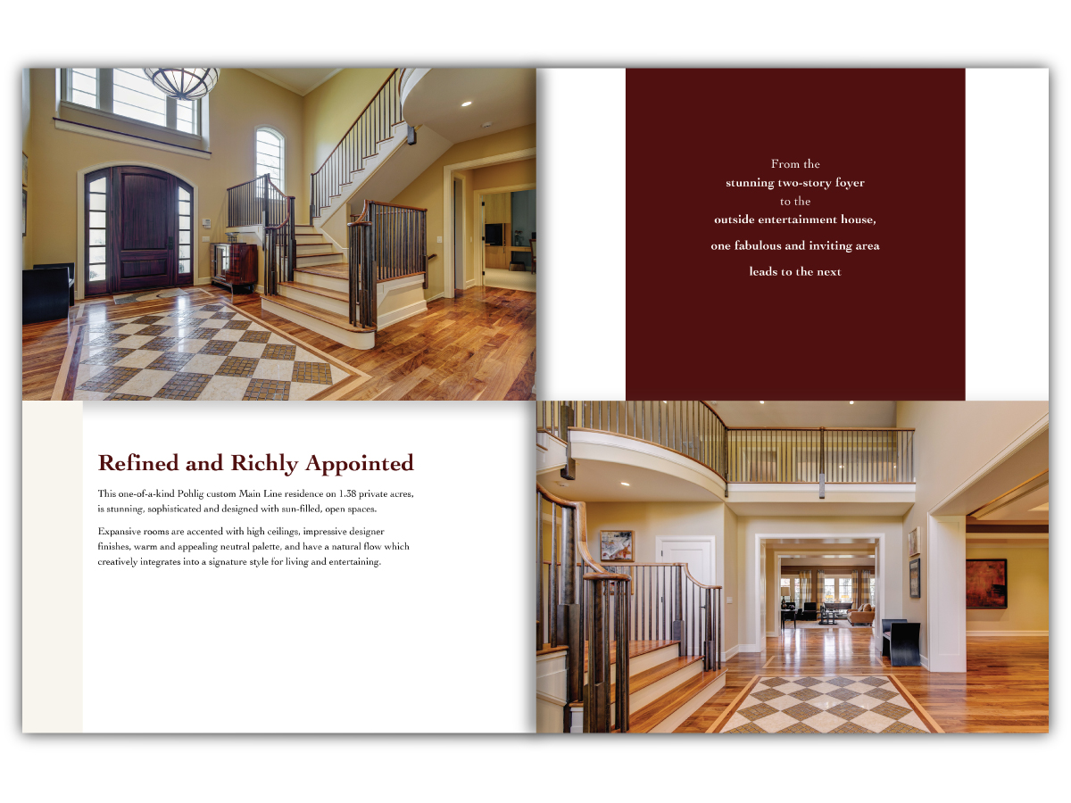Luxury Home Brochure Foyer
