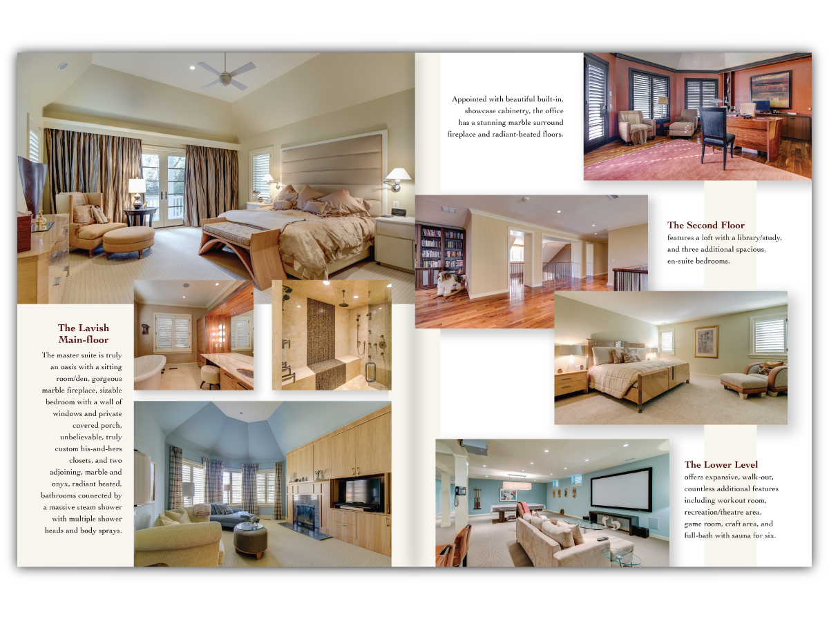 Luxury Home Brochure Living