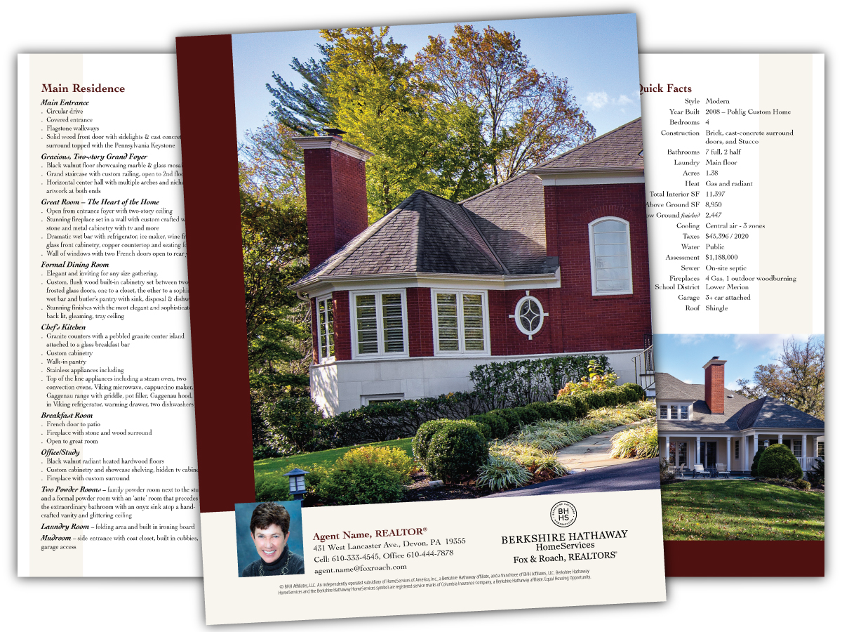 Luxury Home Brochure Details
