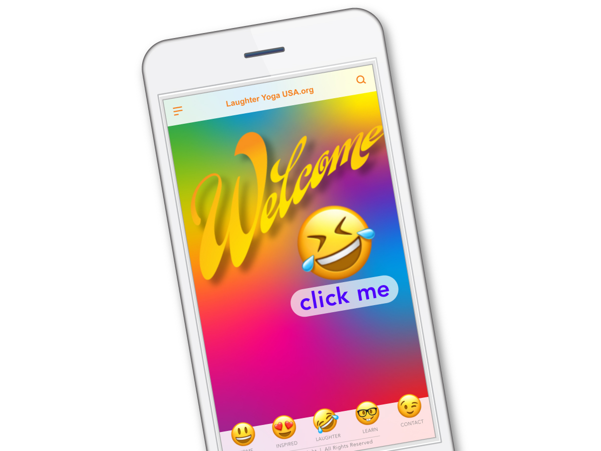App Welcome Laughter Yoga